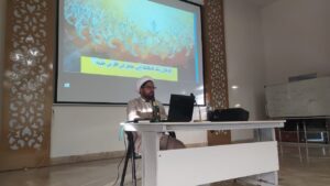 دوره آموزشی معراج با حضور استاد مرکز تخصصی نماز مشهد در دانشگاه فرهنگیان نیشابور دوشنبه، سه شنبه هفتم و هشتم خردادماه برگزار شد.