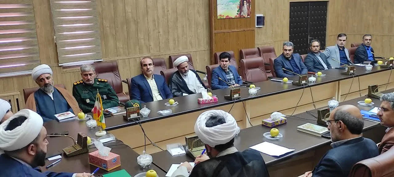 جلسه شورای اقامه نماز شهرستان خوی برگزار شد