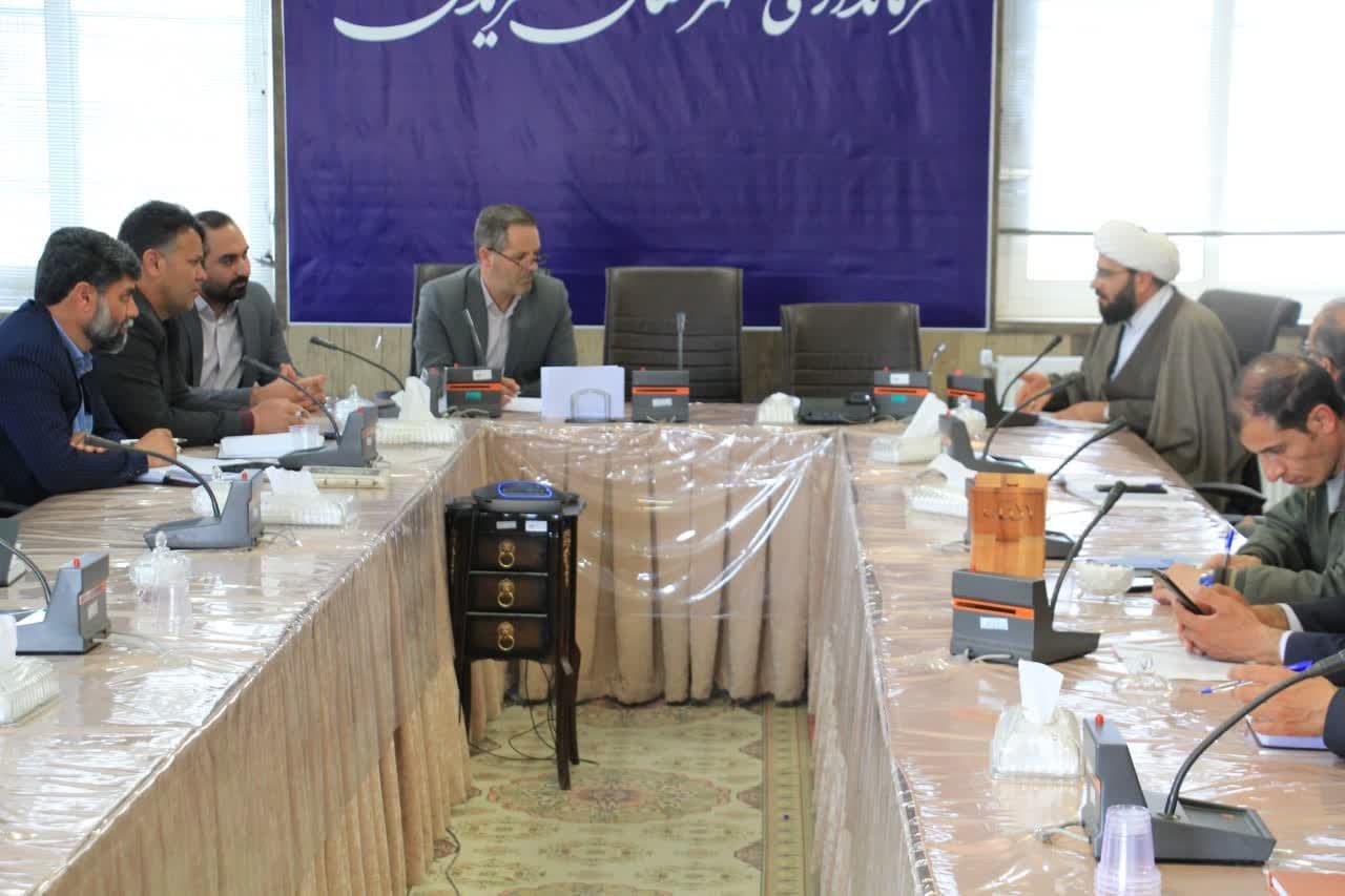 اولین جلسه شورای اقامه نماز شهرستان فریدن اصفهان