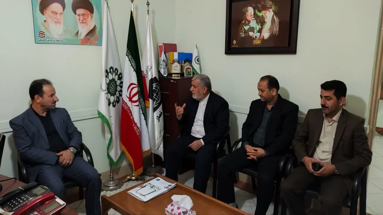 نشست مشترک مدیرکل بنیاد شهید استان گلستان با مدیر ستاد اقامه نماز