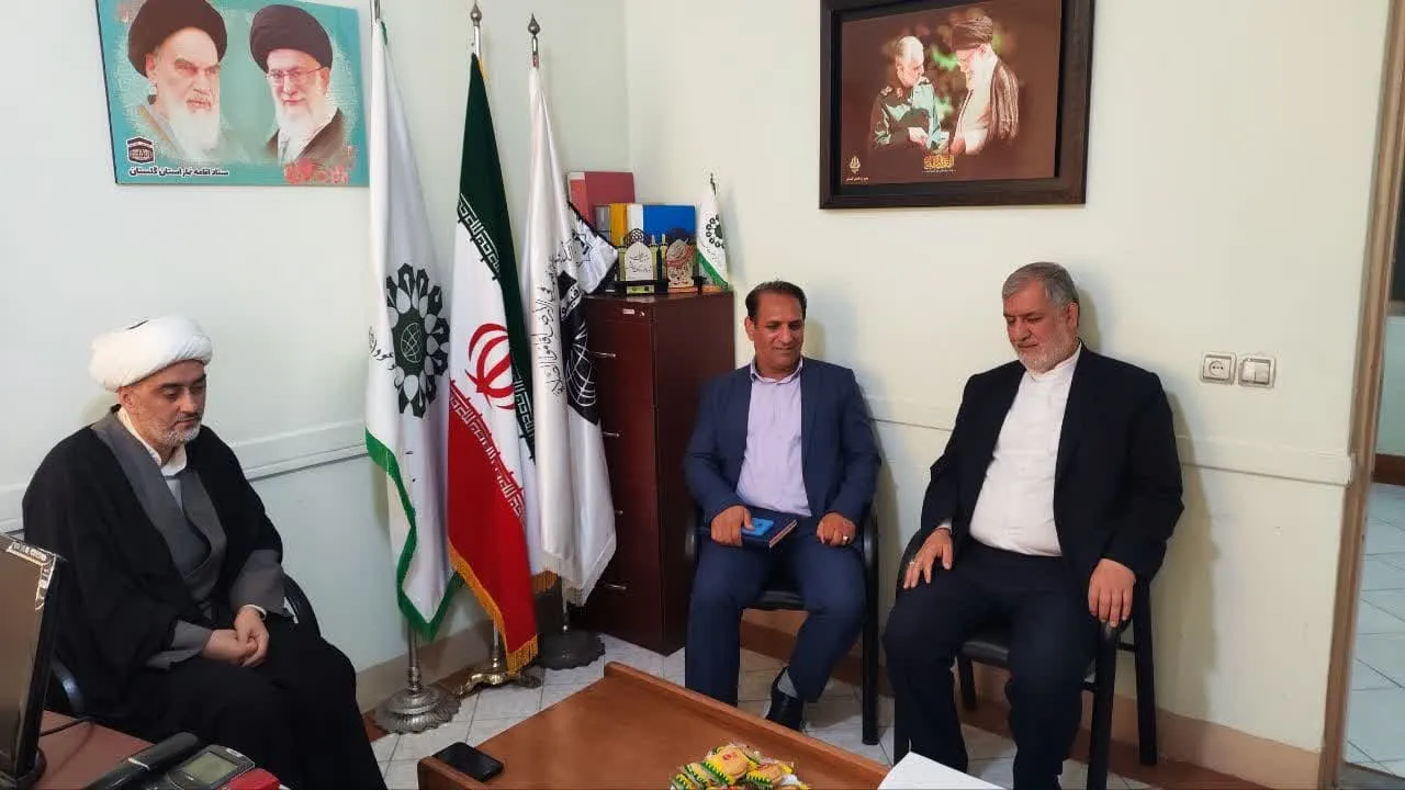 دیدار مدیر آزمایشگاه فنی و مکانیک خاک استان گلستان با مدیر ستاد اقامه نماز