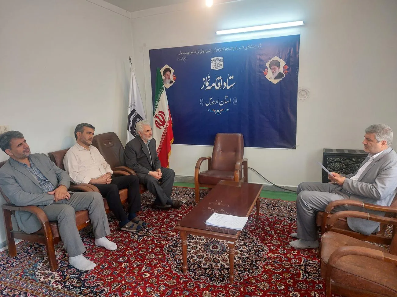 دیدار مدیر درمان تامین اجتماعی استان اردبیل با مدیر ستاد اقامه نماز