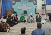 برگزاری جلسه ای با طلاب حوزه های علمیه خرم آباد با موضوع نماز