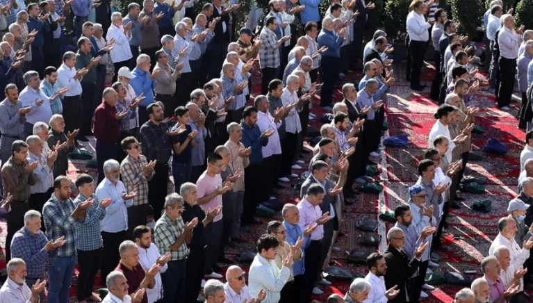 نماز عید قربان در قزوین برگزار شد