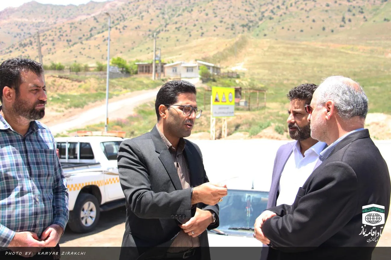 از محل احداث نمازخانه بینراهی محور تهران ـ فیروزکوه بازدید شد