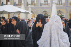 اقامه نماز عید سعید قربان در حرم مطهر رضوی
