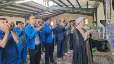 از واحد تولیدی "الکترونیک خودرو شرق" با حضور مدیر ستاد اقامه نماز استان بازدید شد