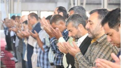 نماز عید قربان در سراسر استان سمنان برگزار شد