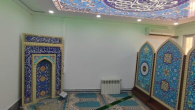 افتتاح نمازخانه سازمان انتقال خون استان لرستان