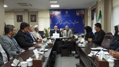 جلسه شورای اقامه نماز اداره کل ورزش و جوانان استان گلستان
