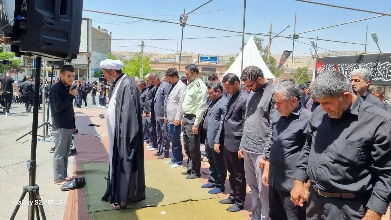 نماز ظهر عاشورا تبریز