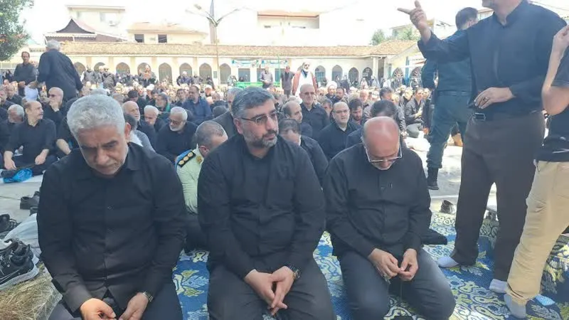 نماز ظهر عاشورا استان گیلان