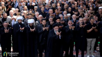 اقامه نماز ظهر عاشورا در گلستان