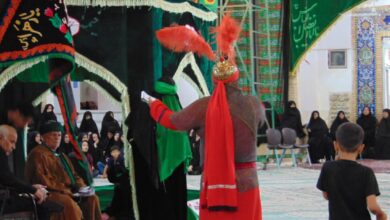 اقامه نماز در بین تعزیه خوانی