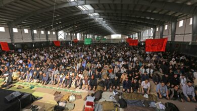 تجهیز و ساماندهی نمازخانه ها در کنارموکب های اربعین جهت اقامه نماز زائرین