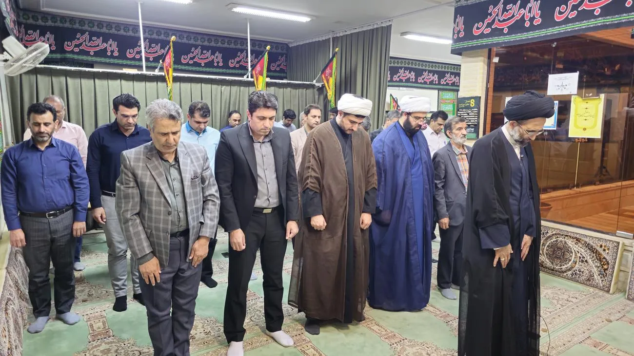 بازدید از شرکت آبفای کاشان به مناسبت دهه ترویج فرهنگ و معارف نماز