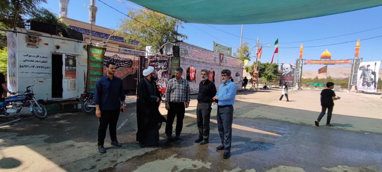 بازدید ازنمازخانه ها، مساجد و موکب های بین راهی ورودی شهرستان خرم آباد