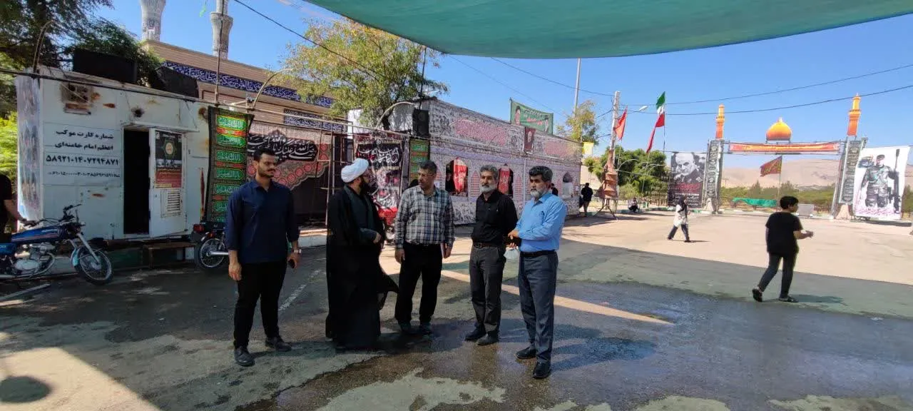 بازدید ازنمازخانه ها، مساجد و موکب های بین راهی ورودی شهرستان خرم آباد