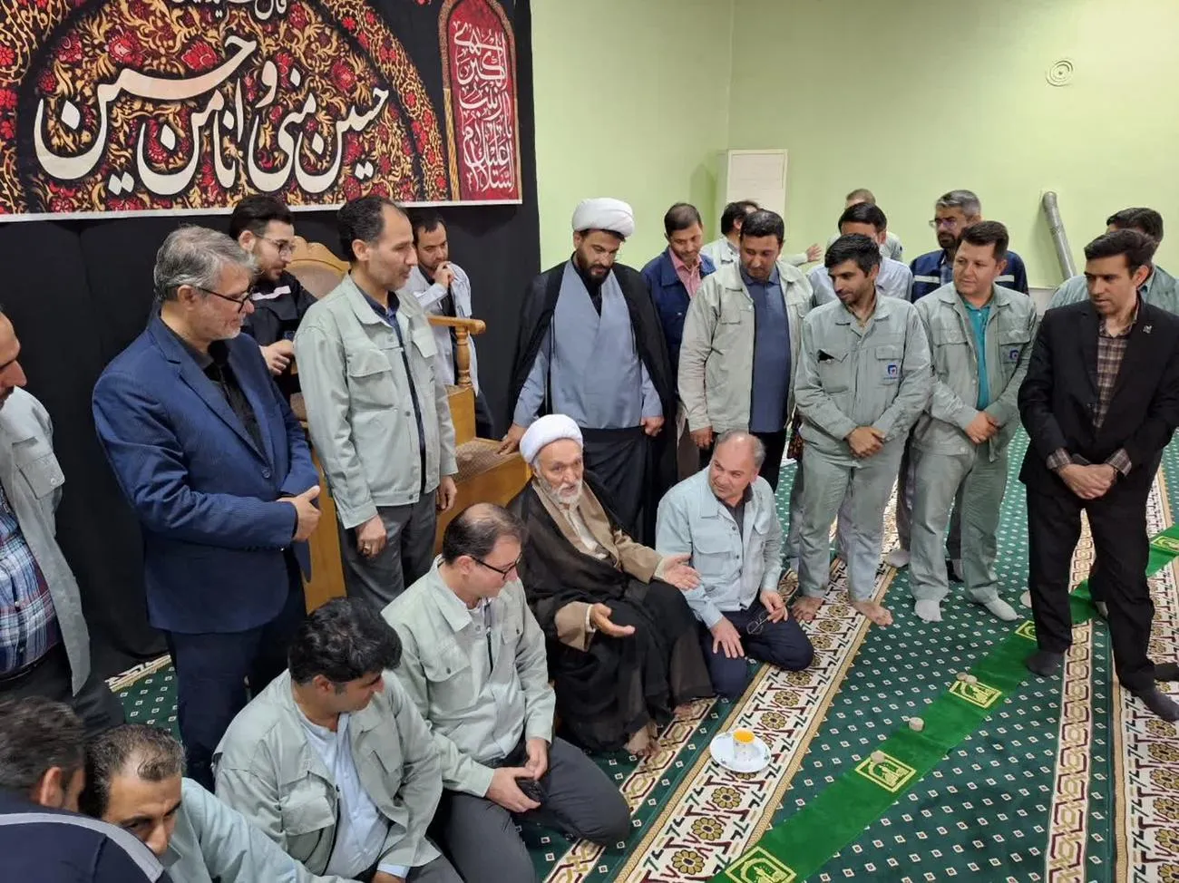 مدیر ستاد اقامه نماز از شرکت فولاد خراسان بازدید کرد