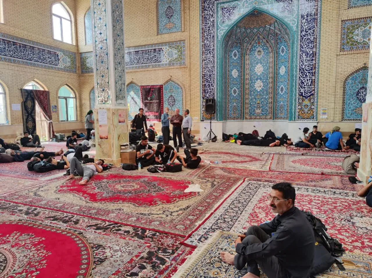 از نمازخانههای مسیر زائرین اربعین در ایلام بازدید شد