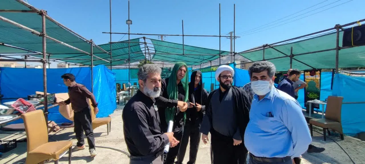 بازدید از موکب های بین راهی محور خروجی خرم آباد به خوزستان