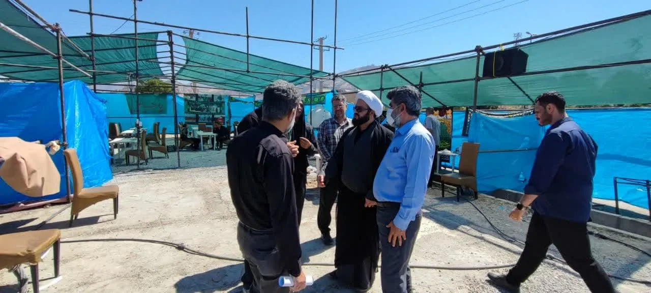 بازدید از موکب های بین راهی محور خروجی خرم آباد به خوزستان