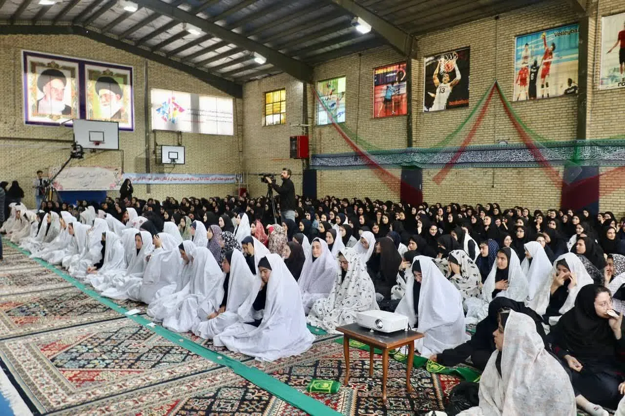 برگزاری زنگ نماز در اولین روز بازگشایی مدارس استان اردبیل