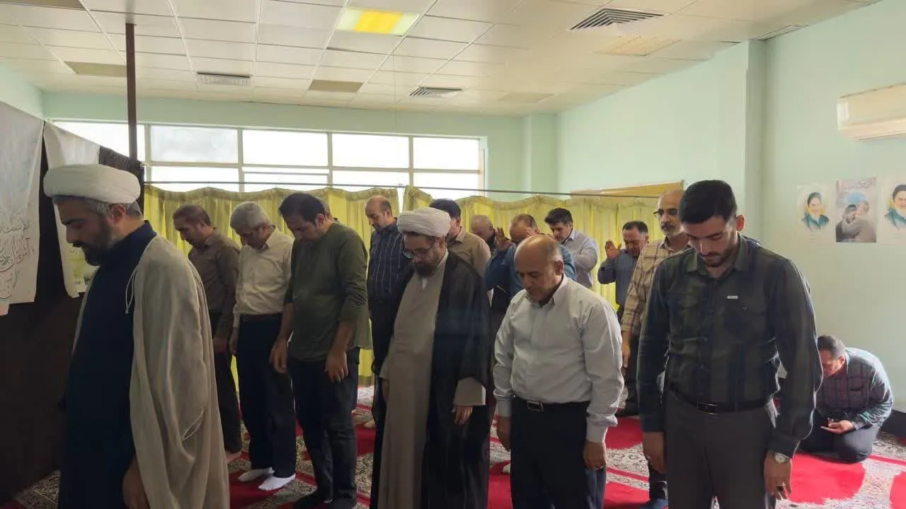 جلسه شوراي اقامه نماز اداره كل پست مازندران برگزار شد