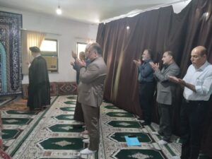 جلسه اقامه نماز شهرستان فومن گیلان
