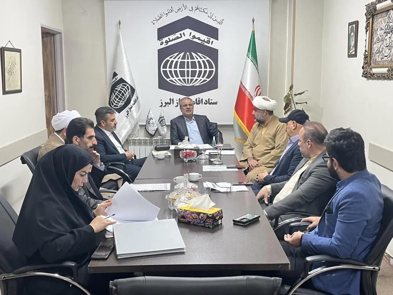 کارگروه ساماندهی مساجد و نمازخانه های بین راهی استان البرز برگزار شد