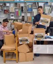 تجهیز کتابخانه مدارس نمونه نمازی توسط انتشارات ستاد اقامه نماز