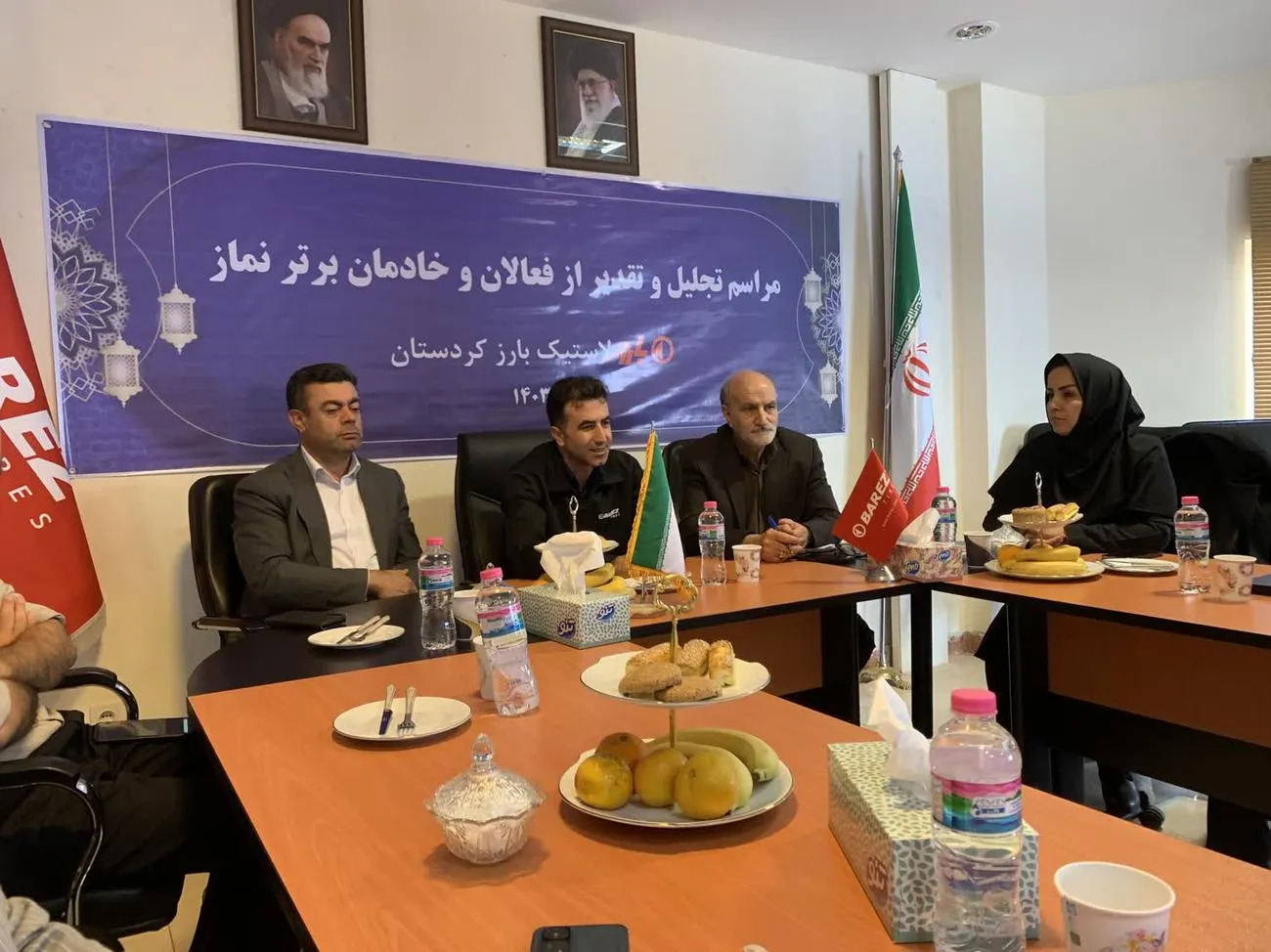 مدیر ستاد اقامه نماز استان از شرکت لاستیک بارز کردستان بازدید کرد