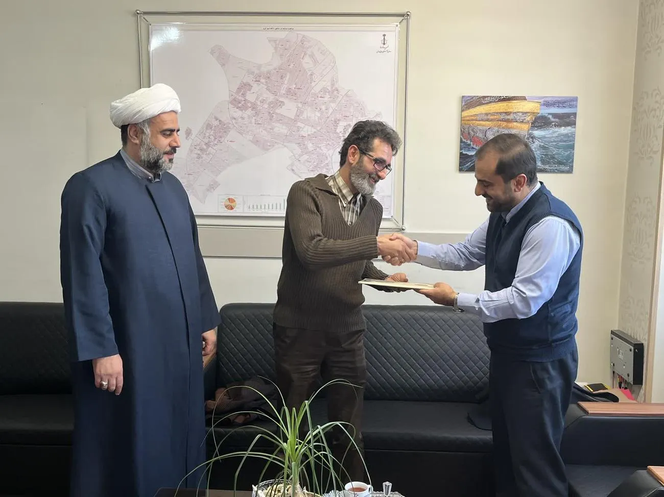 دیدار مدیرکل امور اجتماعی و فرهنگی استانداری با مدیر ستاد اقامه نماز استان البرز