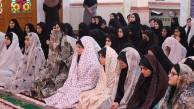 گزارش تصویری | سه‌شنبه‌های نمازی در دبیرستان آقا حسین ابن علی(ع) ایلام