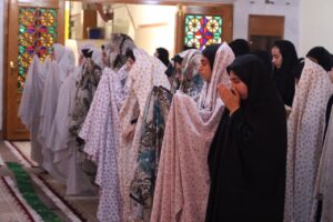 گزارش تصویری | سه‌شنبه‌های نمازی در دبیرستان آقا حسین ابن علی(ع) ایلام