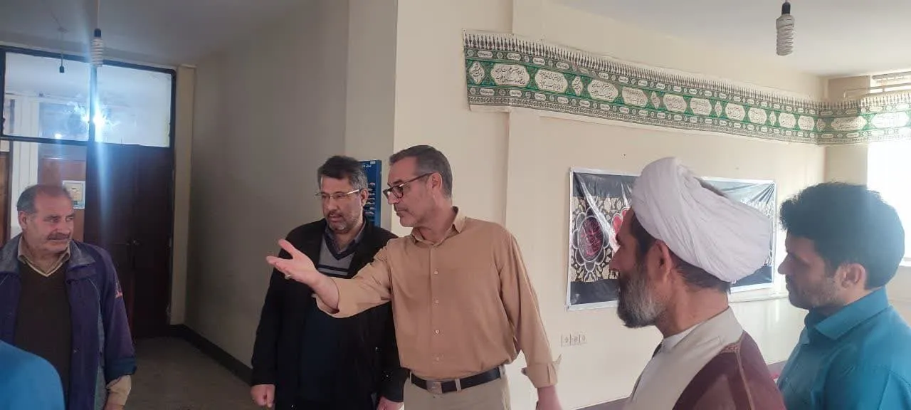 از نمازخانه اداره آب و فاظلاب شهرستان کوهدشت بازدید شد