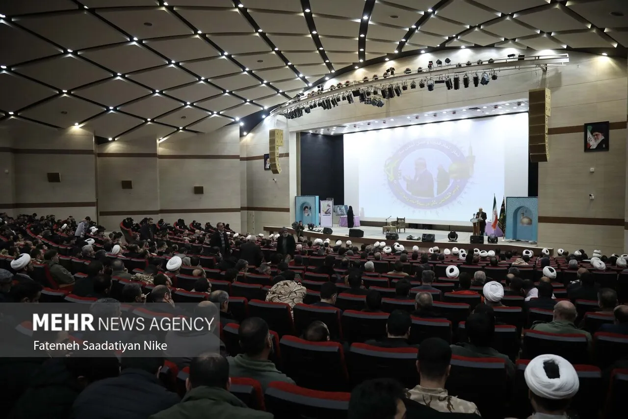 دومین همایش استانی نماز سپاه امام رضا(ع) با شعار نماز، نماد قدرت و عامل تمدن ساز برگزار شد