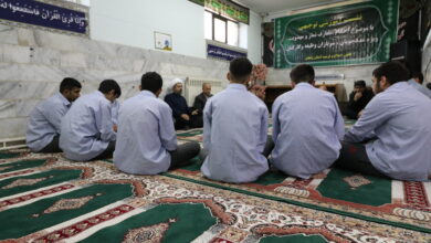 دیدار سرپرست ستاد اقامه نماز با مددجویان کانون اصلاح و تربیت زنجان