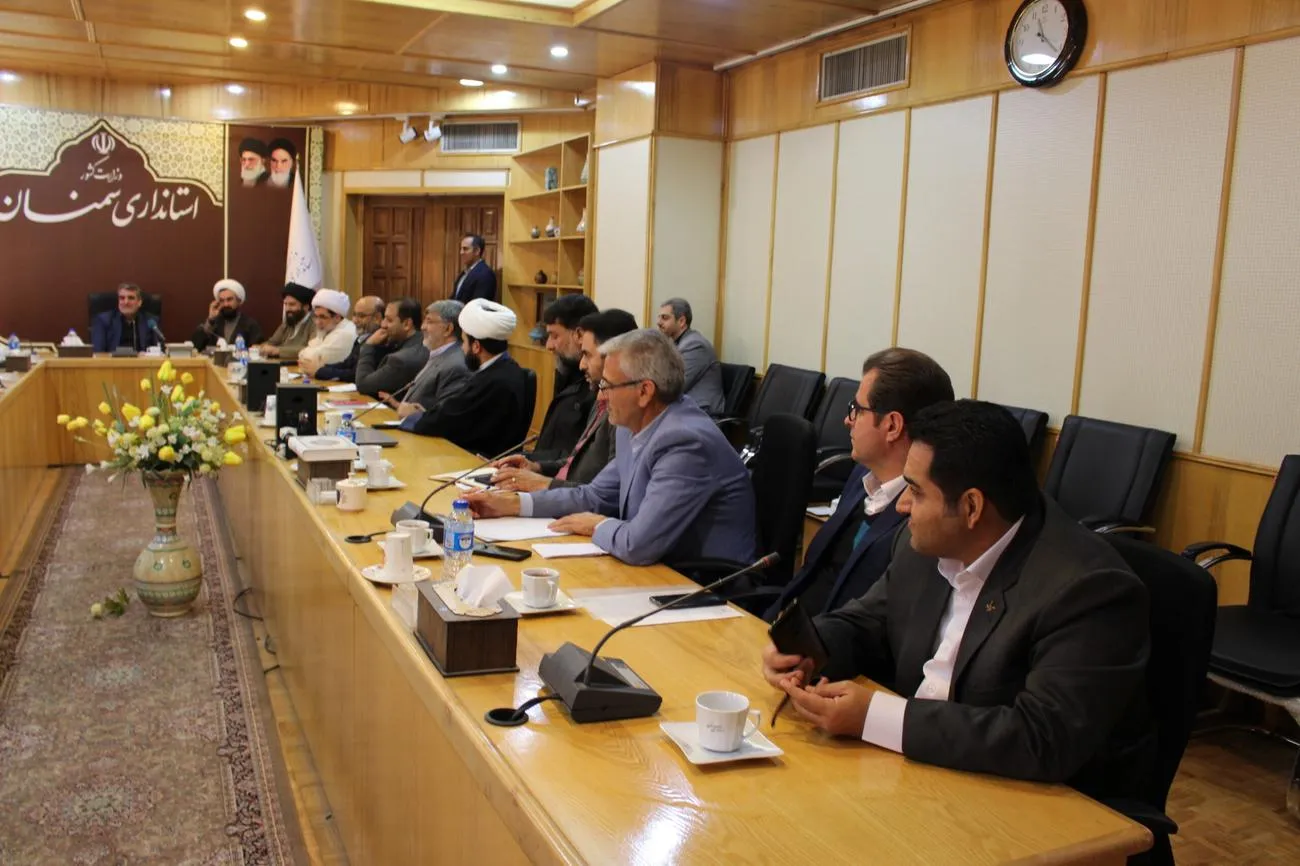 جلسه شورای اقامه نماز استانداری سمنان برگزار شد