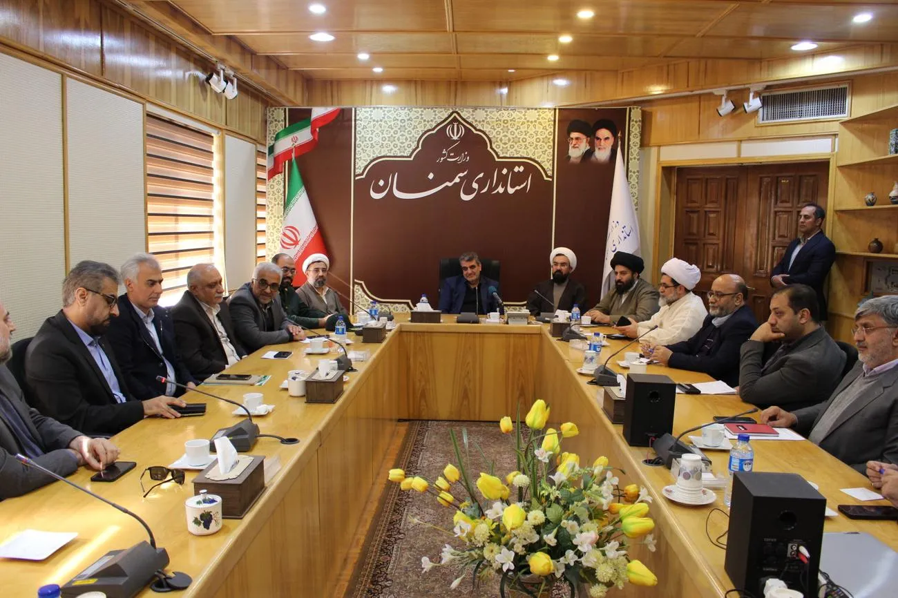 جلسه شورای اقامه نماز استانداری سمنان برگزار شد