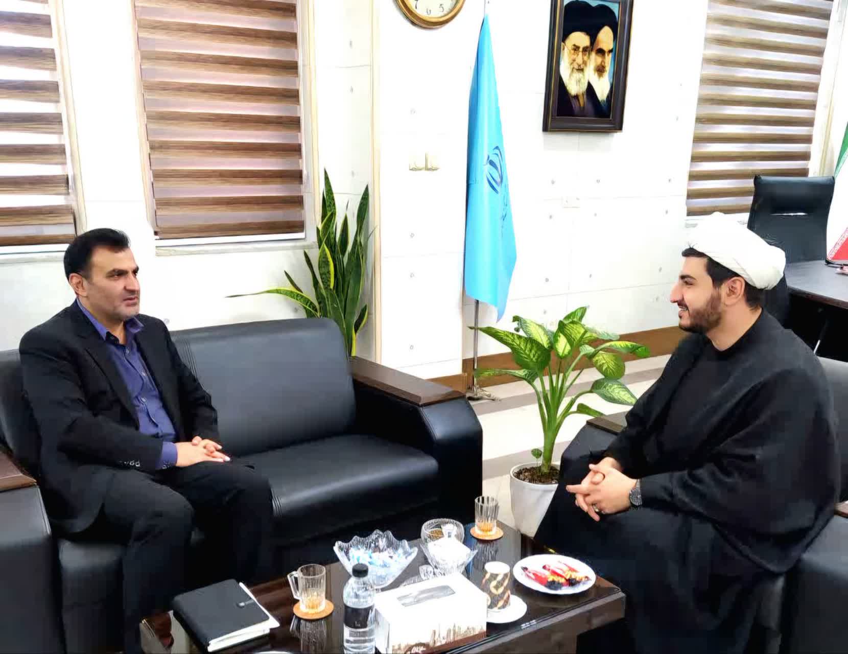 مدیر ستاد اقامه نماز منطقه با سرپرست فرمانداری ویژه شهرستان کاشان دیدار کرد