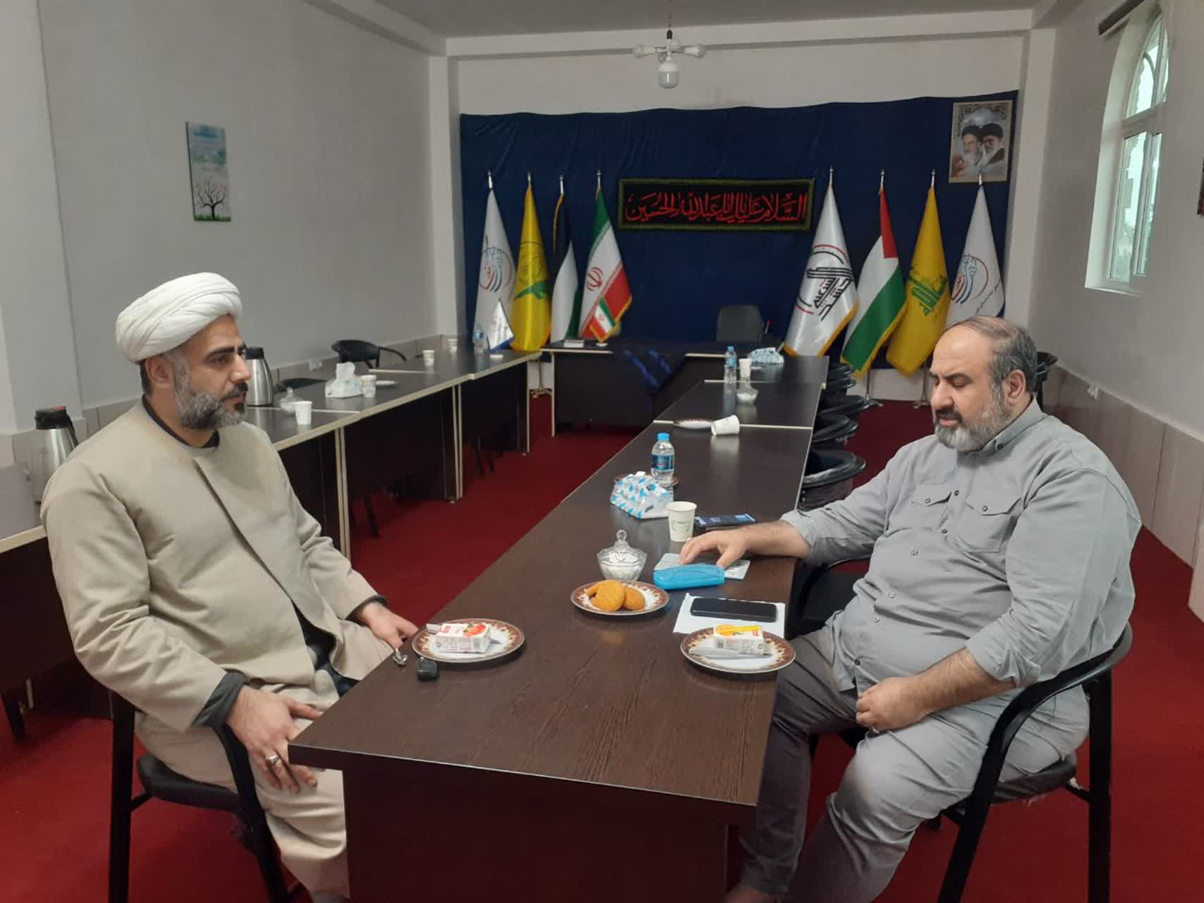 دیدار مدیر ستاد اقامه نماز با دبیر جبهه فرهنگی انقلاب استان البرز برگزار شد