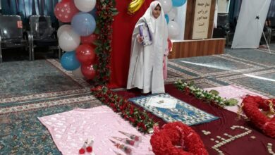 مراسم جشن تکلیف دختران خداآفرین