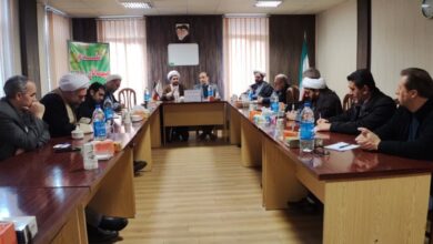 جلسه شورای اقامه نماز با اداره کل پشتیبانی امور دام تبریز