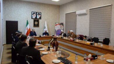 جلسه شورای اقامه نماز با اداره امور مالیات تبریز