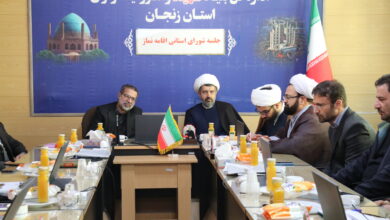 جلسه شورای اقامه نماز اداره کل بنیاد شهید و امور ایثارگران استان زنجان برگزار شد