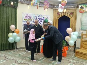 حضور مدیر ستاد اقامه نماز در اداره کل منابع طبیعی و آبخیزداری استان سمنان