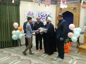 حضور مدیر ستاد اقامه نماز در اداره کل منابع طبیعی و آبخیزداری استان سمنان
