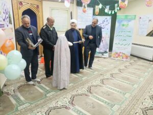 حضور مدیر ستاد اقامه نماز در اداره کل منابع طبیعی و آبخیزداری استان سمنان