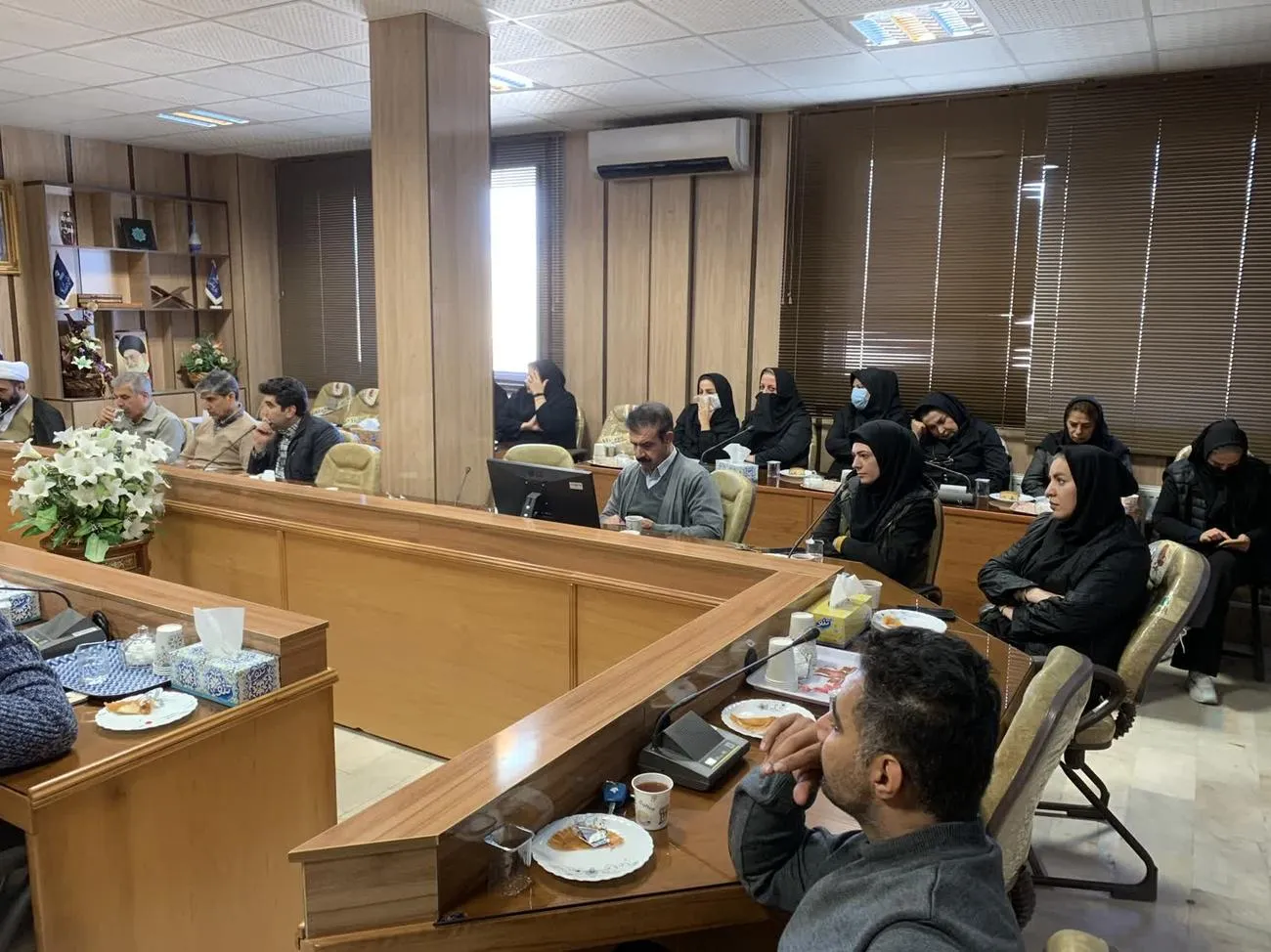 شورای اقامه نماز اداره کل دامپزشکی کردستان برگزار شد